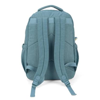 Imagem de Mochila Feminina Notebook Tecido Crinkle Chaveiro Pelúcia