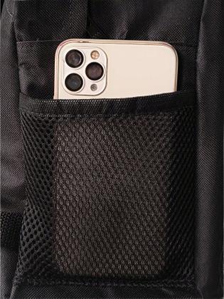 Imagem de Mochila Feminina Nylon Good Vibes Only Estampada Personalizada Resistente Grande Escolar Faculdade Bolsa Trabalho Viagem Mala Masculina