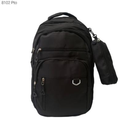 Imagem de Mochila Feminina Nylon Superleve Impermeável com Divisões e Necessaire Estojo 8102