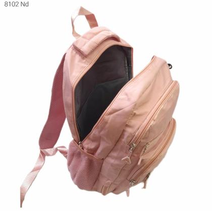 Imagem de Mochila Feminina Nylon Superleve Impermeável com Divisões e Necessaire Estojo 8102