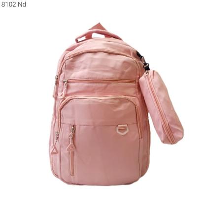Imagem de Mochila Feminina Nylon Superleve Impermeável com Divisões e Necessaire Estojo 8102