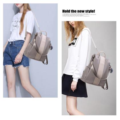 Imagem de Mochila feminina PINCNEL, cáqui, impermeável, nylon