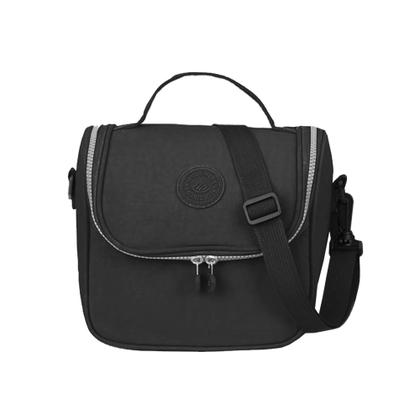 Imagem de Mochila Feminina Tactel Notebook Kit Lancheira e Estojo Escolar Resistente Estilo Kipiling