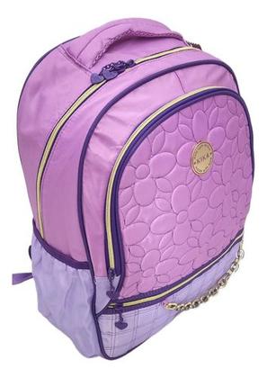 Imagem de Mochila Feminina Universitária Moderna Costas Com Corrente 