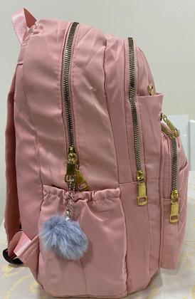 Imagem de Mochila feminina universitária sport estilosa passeio lançamento- Marrom