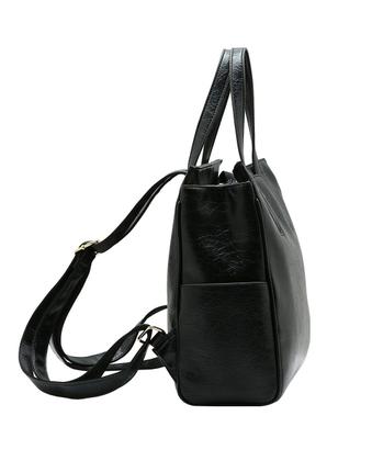 Imagem de Mochila Feminina vira Bolsa - Boho Chic - Alça de Mão - Chenson 8485700 - Preto