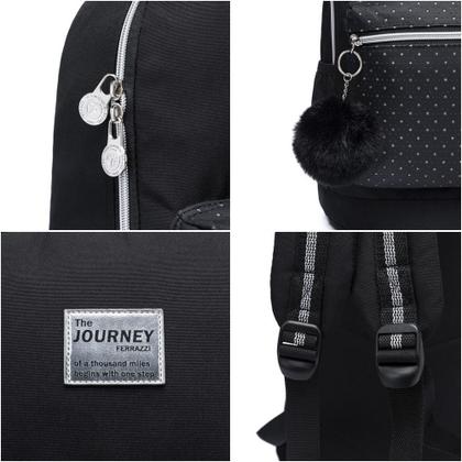 Imagem de Mochila Ferrazzi Moderna Escolar Resistente Feminina