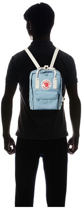 Imagem de Mochila Fjällräven Kanken Mini - Azul Céu/Claro Carvalho (F23561501-115)