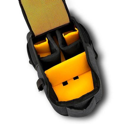 Imagem de Mochila Fotográfica Para Câmeras Dslr Mirrorless E Lentes Com Divisórias Removíveis - Cor Ônix