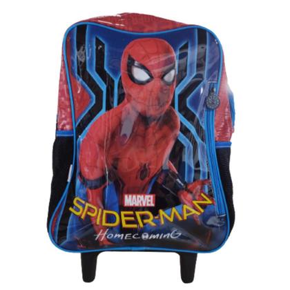 Imagem de Mochila Grande Com Rodinha Escolar Infantil Spider-man