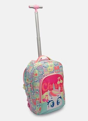Imagem de Mochila Grande Com Rodinha Unicórnio Cherry Puket