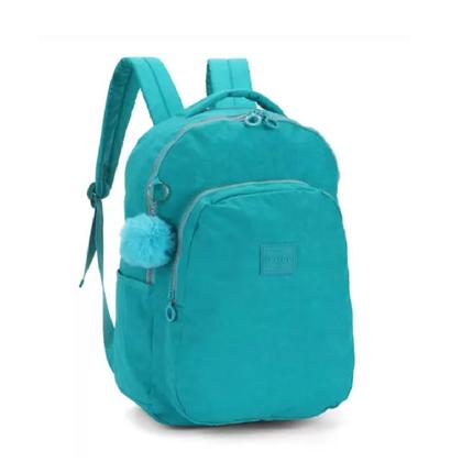 Imagem de Mochila Grande Crinkle UP4YOU com Chaveiro Pompom