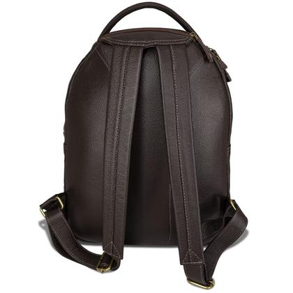 Imagem de Mochila Grande de Couro Com Suporte Para Notebook Até 15,6