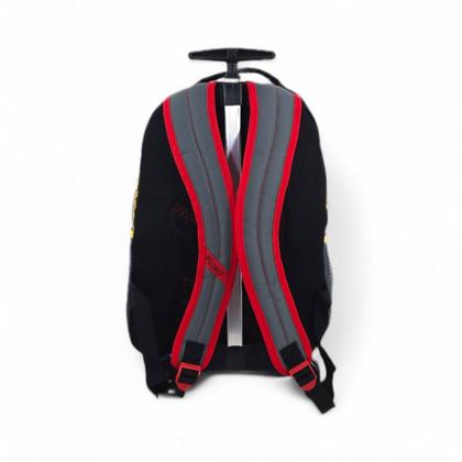 Imagem de Mochila grande escolar menino adolescente espaço porta caneta lapis caderneta com rodinha dinossauro dino rex