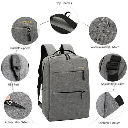 Imagem de Mochila Grande Executiva Escolar E Para Notebook 15.6 Poleg