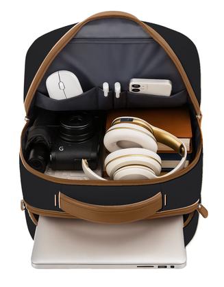 Imagem de Mochila Grande Feminina Notebook Executiva Viagem Bagagem Saida USB