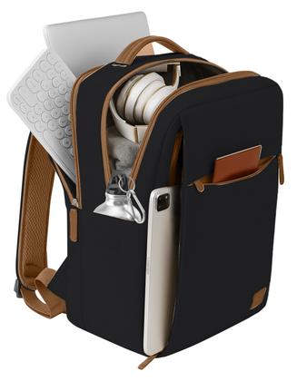 Imagem de Mochila Grande Feminina Notebook Executiva Viagem Bagagem Saida USB