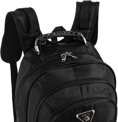 Imagem de Mochila Grande Reforçada Executiva Preta Homem/Mulher