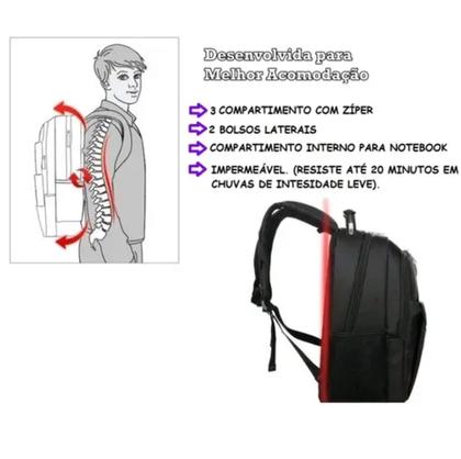Imagem de Mochila Impermeável Executiva para Notebook Reforçada - XNRUIQ
