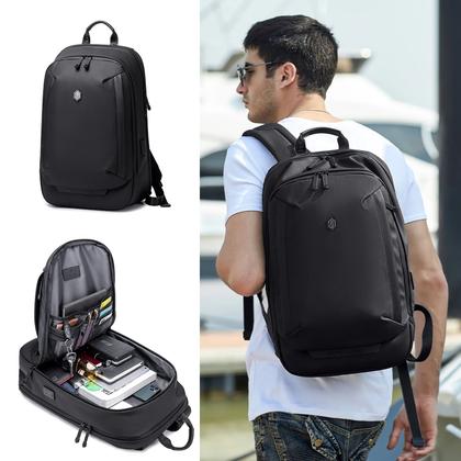 Imagem de Mochila Impermeável Notebook Faculdade Antifurto Moderna USB