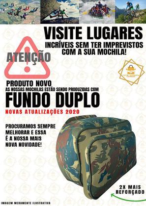 Imagem de Mochila Impermeavel Trilha Camping Viagem Mega Reforcada