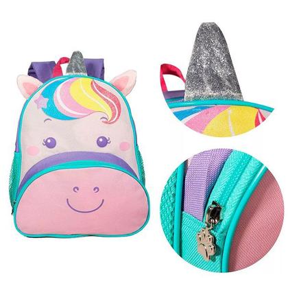 Imagem de Mochila Infantil Animais Zoo Clio PETS Unicornio Original