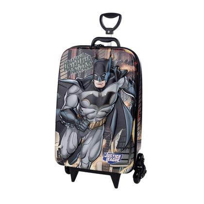 Imagem de Mochila Infantil Batman Liga da Justiça Rodinha Maxtoy - DIPLOMATA