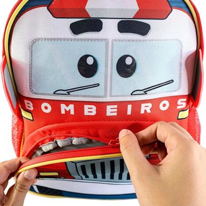 Imagem de Mochila Infantil Com Alças - Bombeiro