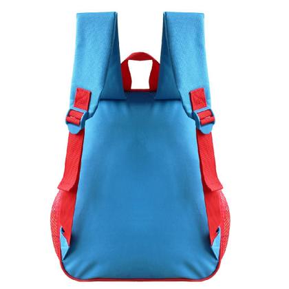 Imagem de Mochila Infantil Com Alças Costa Carros Kombi Polícia Menino Bebê Hotelzinho Creche Maternal