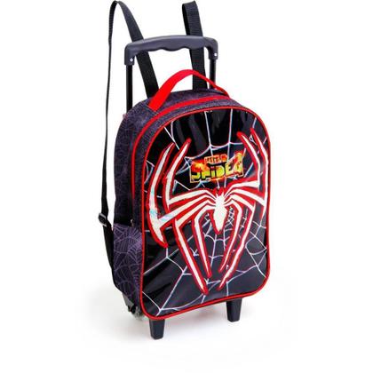 Imagem de Mochila Infantil com Rodinha WILD Spider Média Sortida  KIT Completo