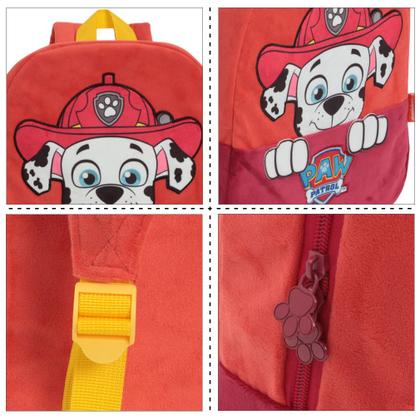 Imagem de Mochila Infantil Costas Patrulha Canina Marshall Vermelha