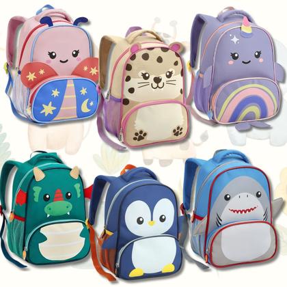 Imagem de Mochila Infantil Creche Escola 13" Zoop Bichos Animais Fofos