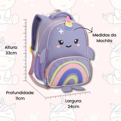 Imagem de Mochila Infantil Creche Escola 13" Zoop Bichos Animais Fofos