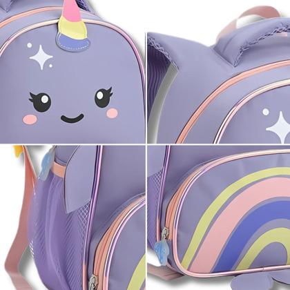 Imagem de Mochila Infantil Creche Escola 13" Zoop Bichos Animais Fofos