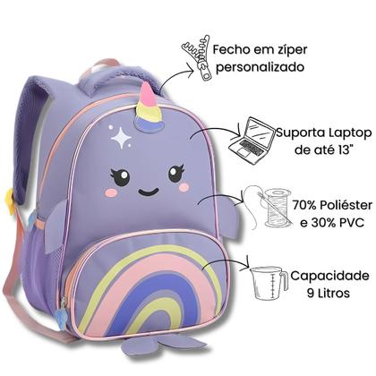 Imagem de Mochila Infantil Creche Escola 13" Zoop Bichos Animais Fofos