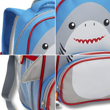 Imagem de Mochila Infantil Creche Escola 13" Zoop Bichos Animais Pets