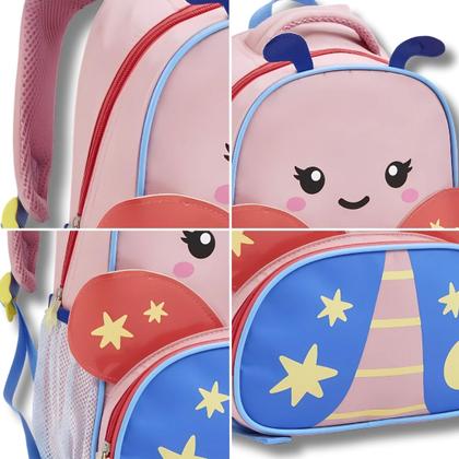 Imagem de Mochila Infantil Creche Escola 13" Zoop Bichos Animais Pets