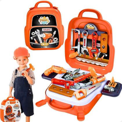 Imagem de Mochila Infantil Criativa Kit Ferramentas Brinquedo Educativo