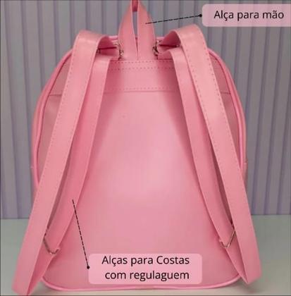 Imagem de Mochila Infantil De Costas Do Stitch Creche Escolar Menina