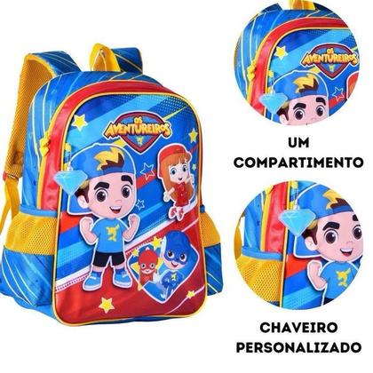 Imagem de Mochila Infantil De Costas Os Aventureiros Luccas Neto Clio AV2792J