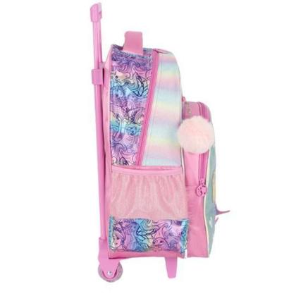 Imagem de Mochila Infantil De Rodinha Bárbie, Rosa- Luxcel