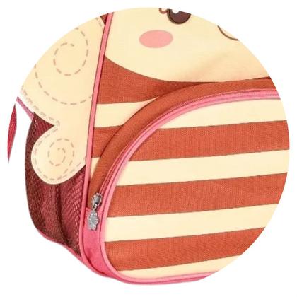 Imagem de Mochila infantil decorada bolso frontal em ziper animais