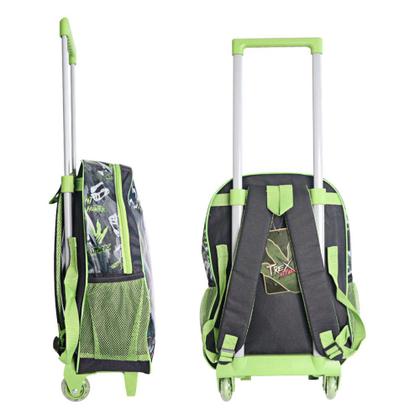 Imagem de Mochila Infantil Escolar Com Rodinhas Dinossauro T-Rex