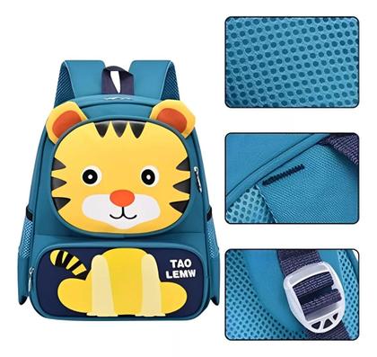 Imagem de Mochila Infantil Escolar Divertida Tigrinho Gatinho Desenho 