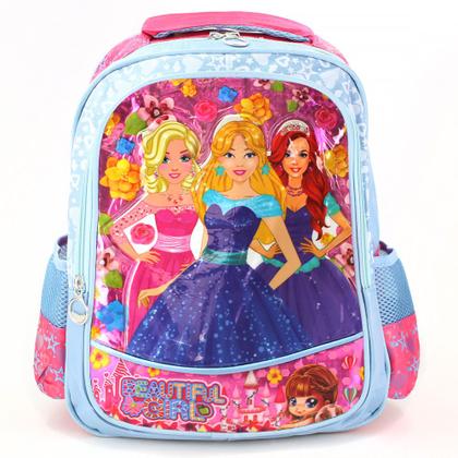 Imagem de Mochila Infantil Escolar Menina Bolsa de Costas Impermeável