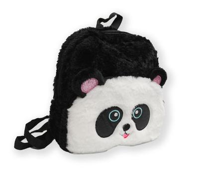 Imagem de Mochila Infantil Escolar Pelucia Pequena Panda Fofinho