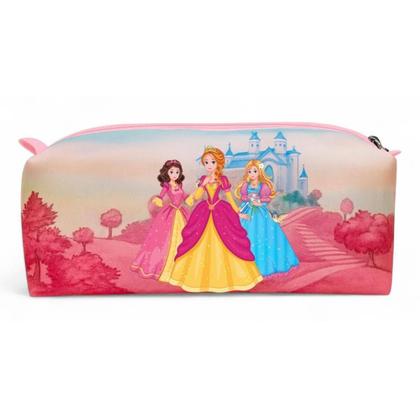 Imagem de Mochila Infantil Escolar Rodinha Menina + Estojo