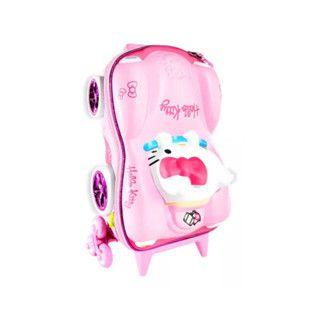 Imagem de Mochila Infantil Hello Kitty Carro Maxtoy Diplomata Com Rodinha