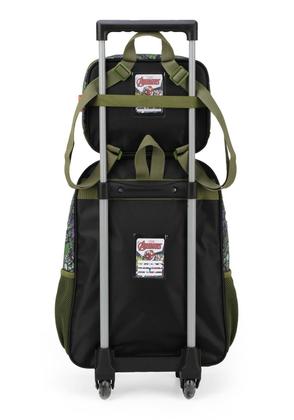 Imagem de Mochila Infantil Hulk Rodinhas - Luxcel - Preto