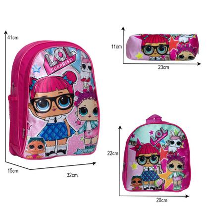 Imagem de Mochila Infantil Juvenil Menina LOL Surprise Volta As Aulas
